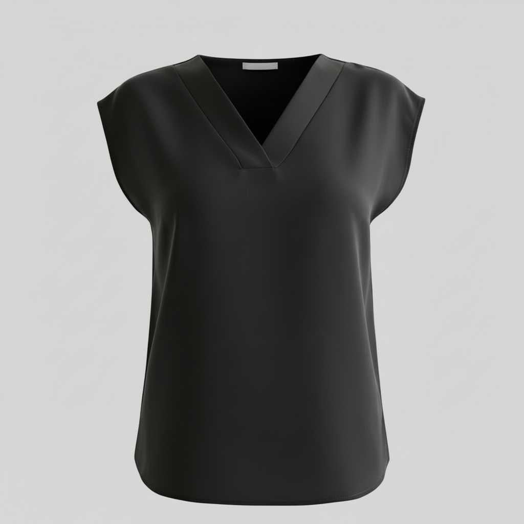 Letnia Bluzka Damska z Dekoltem V | Eleganckie Bluzki Damskie