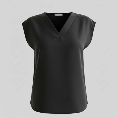 Letnia Bluzka Damska z Dekoltem V | Eleganckie Bluzki Damskie