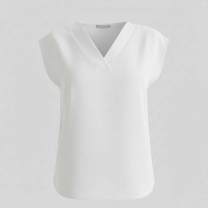 Letnia Bluzka Damska z Dekoltem V | Eleganckie Bluzki Damskie