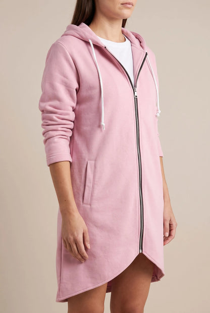 Longzip | Długa Bluza Z Kapturem Damska