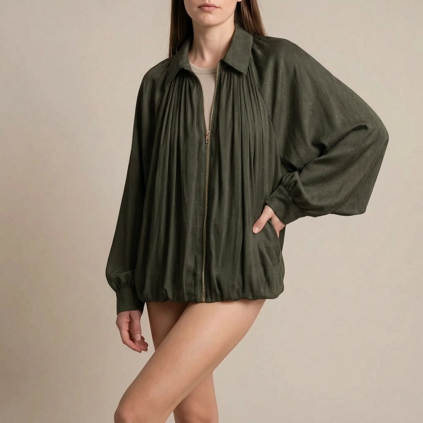 LuminaJacket | Kobieca Kurtka Bomberka Oversize