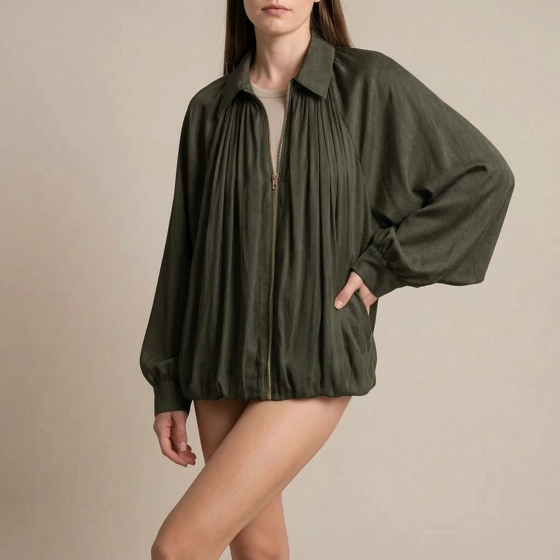 LuminaJacket | Kobieca Kurtka Bomberka Oversize