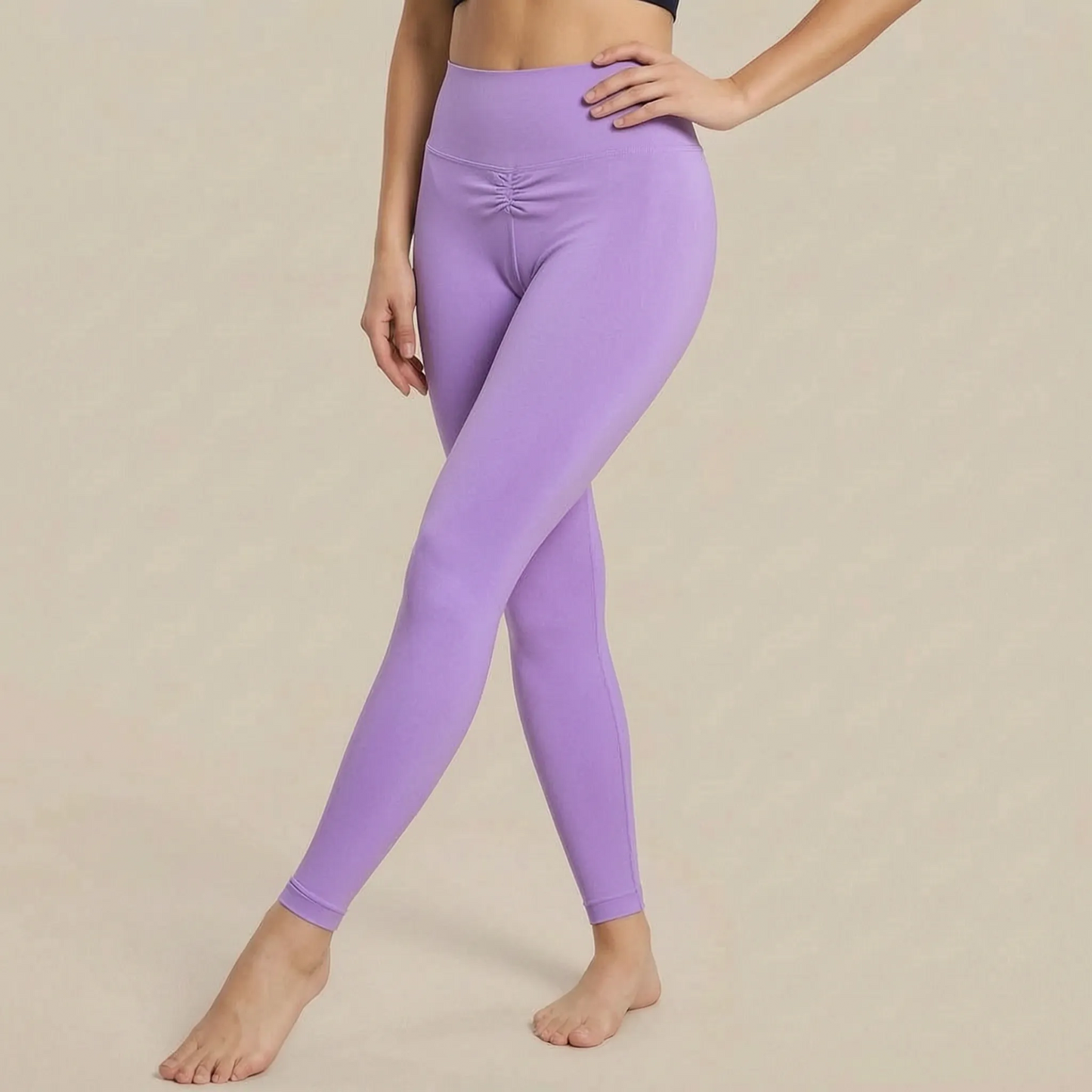 Movia | Legginsy Sportowe Z Wysokim Stanem
