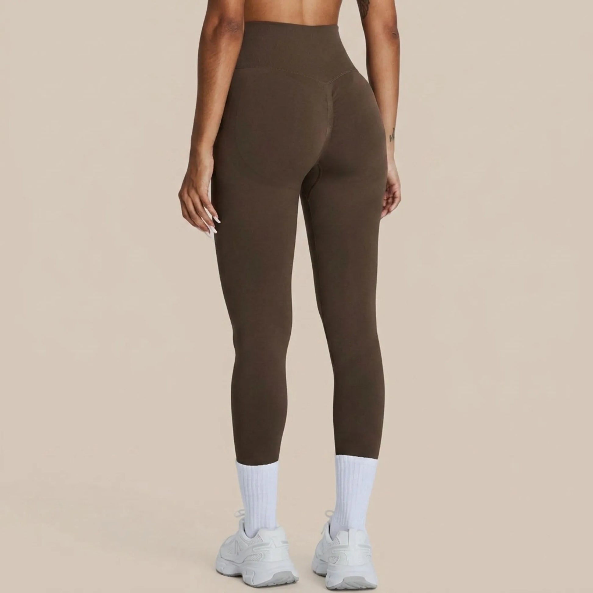 Movia | Legginsy Sportowe Z Wysokim Stanem