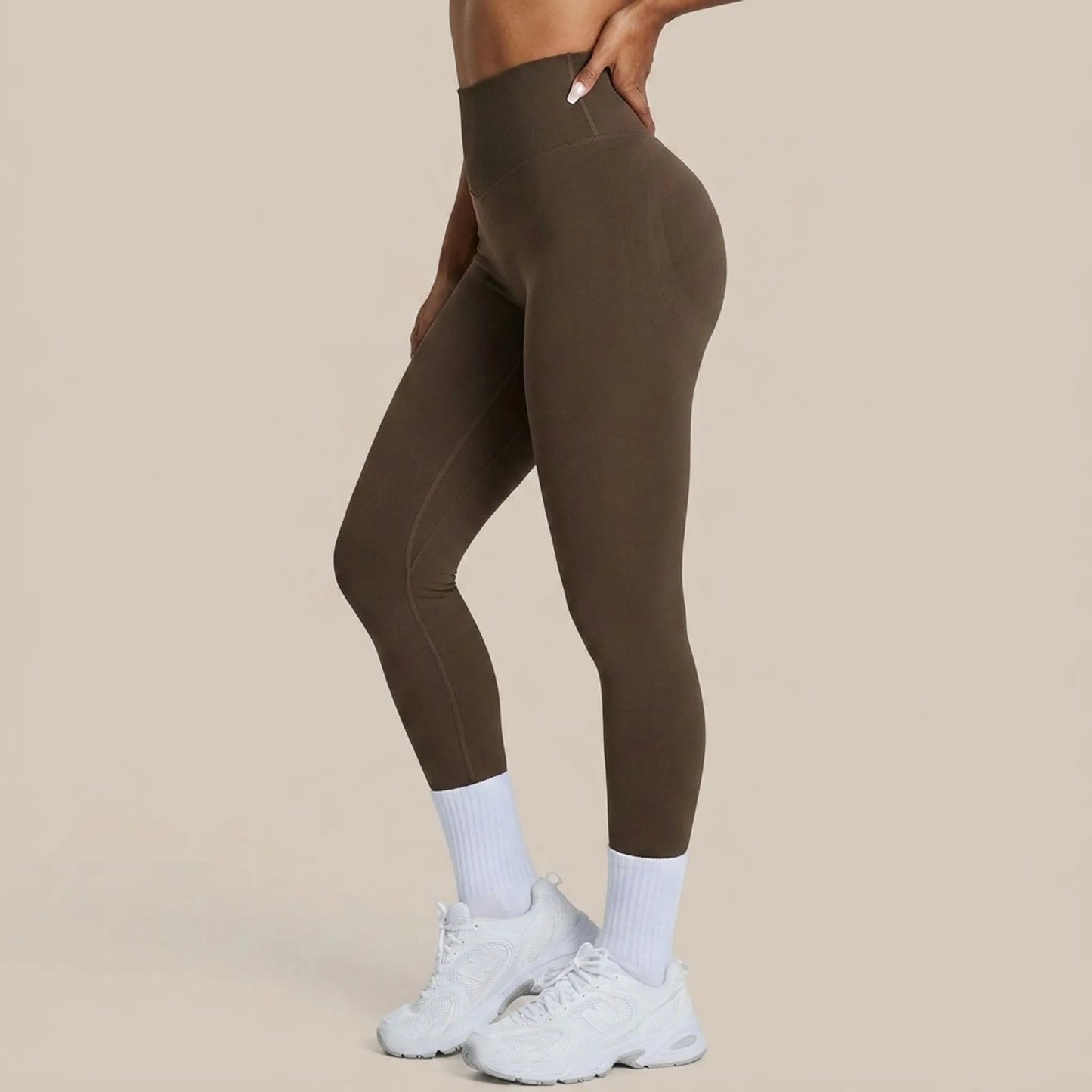 Movia | Legginsy Sportowe Z Wysokim Stanem