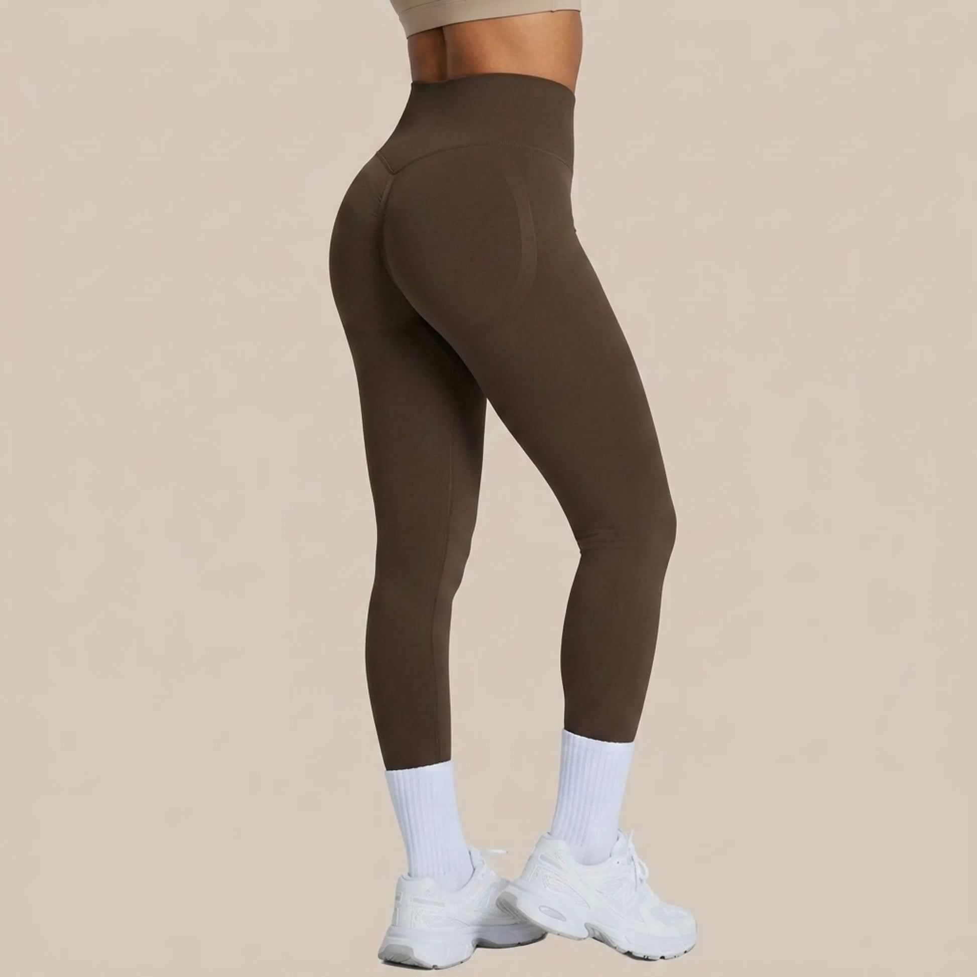 Movia | Legginsy Sportowe Z Wysokim Stanem