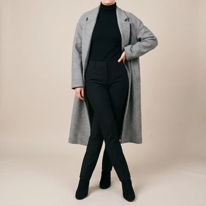 OversizeCoat | Długi Elegancki Płaszcz Damski