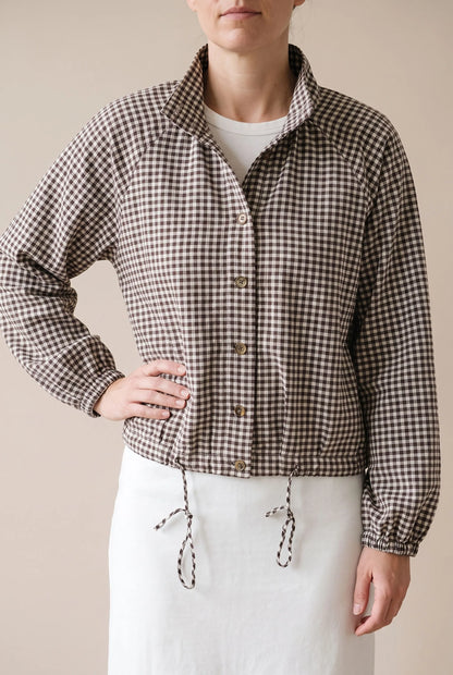 Plaidly | Krótka Kurtka Wiosenna Damska W Kratę