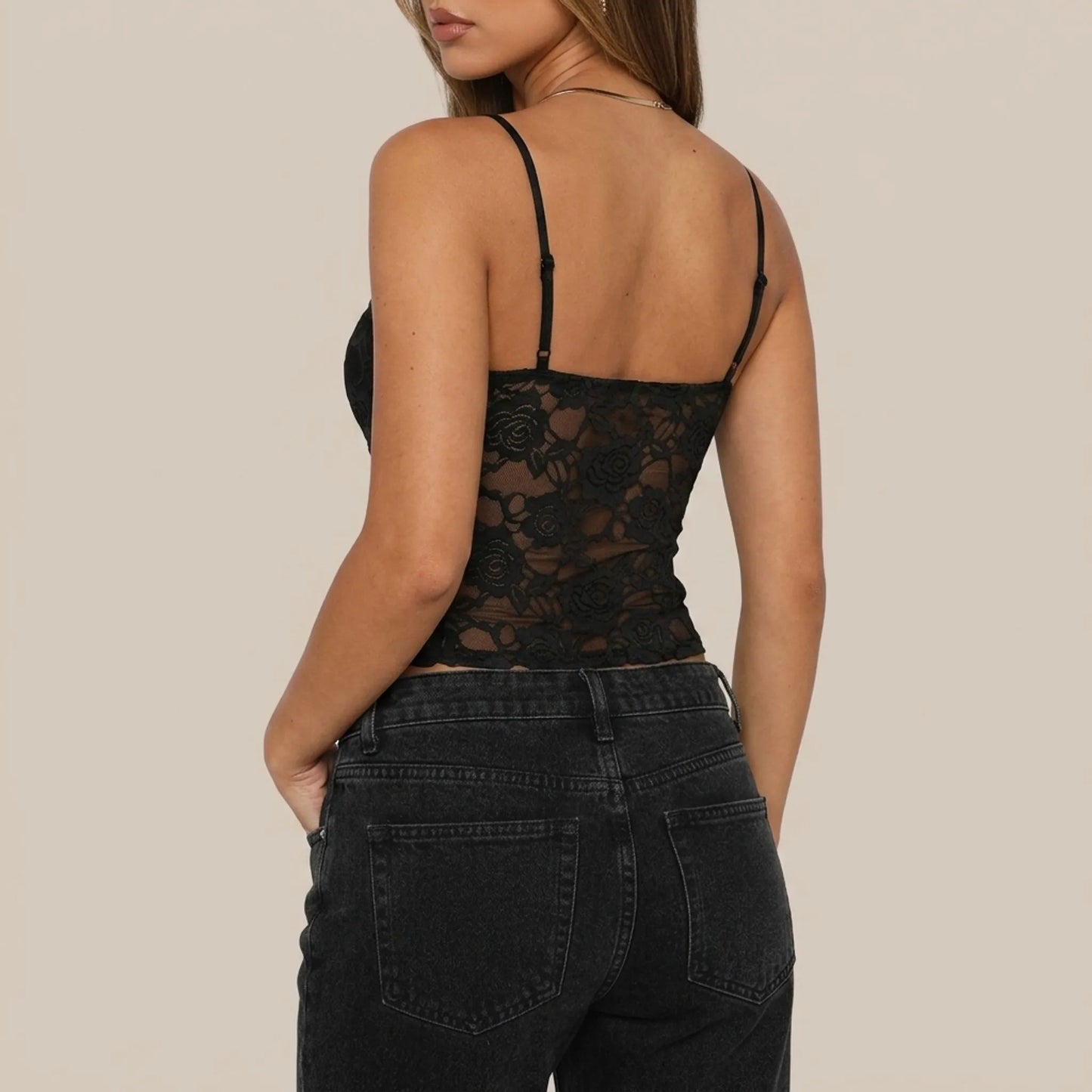 Roselette | Krótki Top Na Ramiączkach