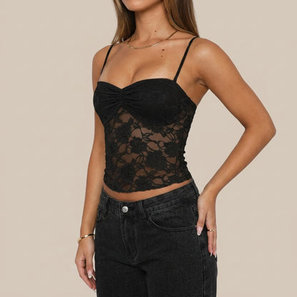 Roselette | Krótki Top Na Ramiączkach