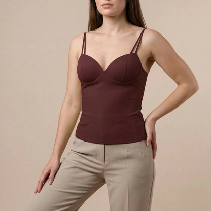 Straptique | Elegancki Top Gorsetowy Na Ramiączkach