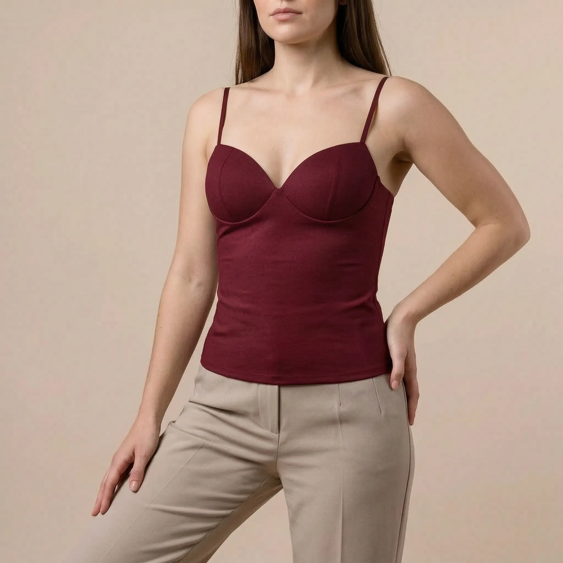 Straptique | Elegancki Top Gorsetowy Na Ramiączkach