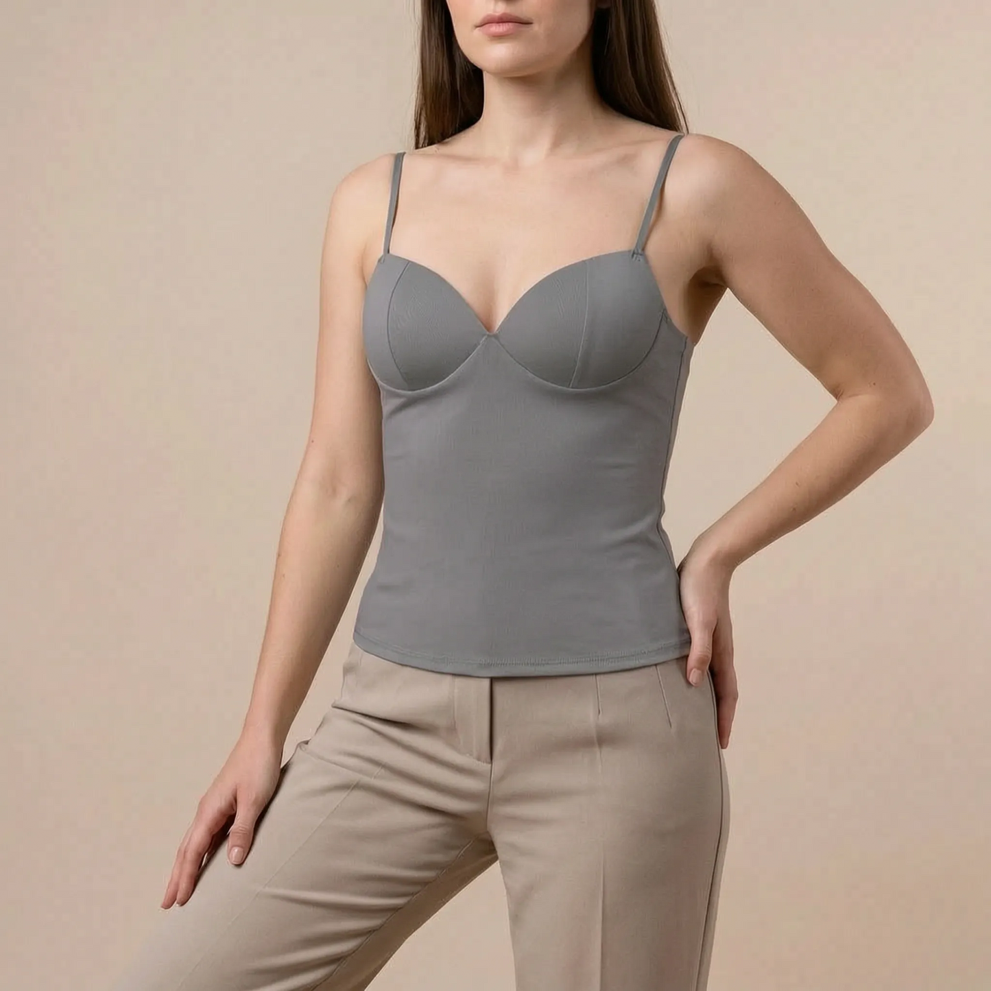 Straptique | Elegancki Top Gorsetowy Na Ramiączkach