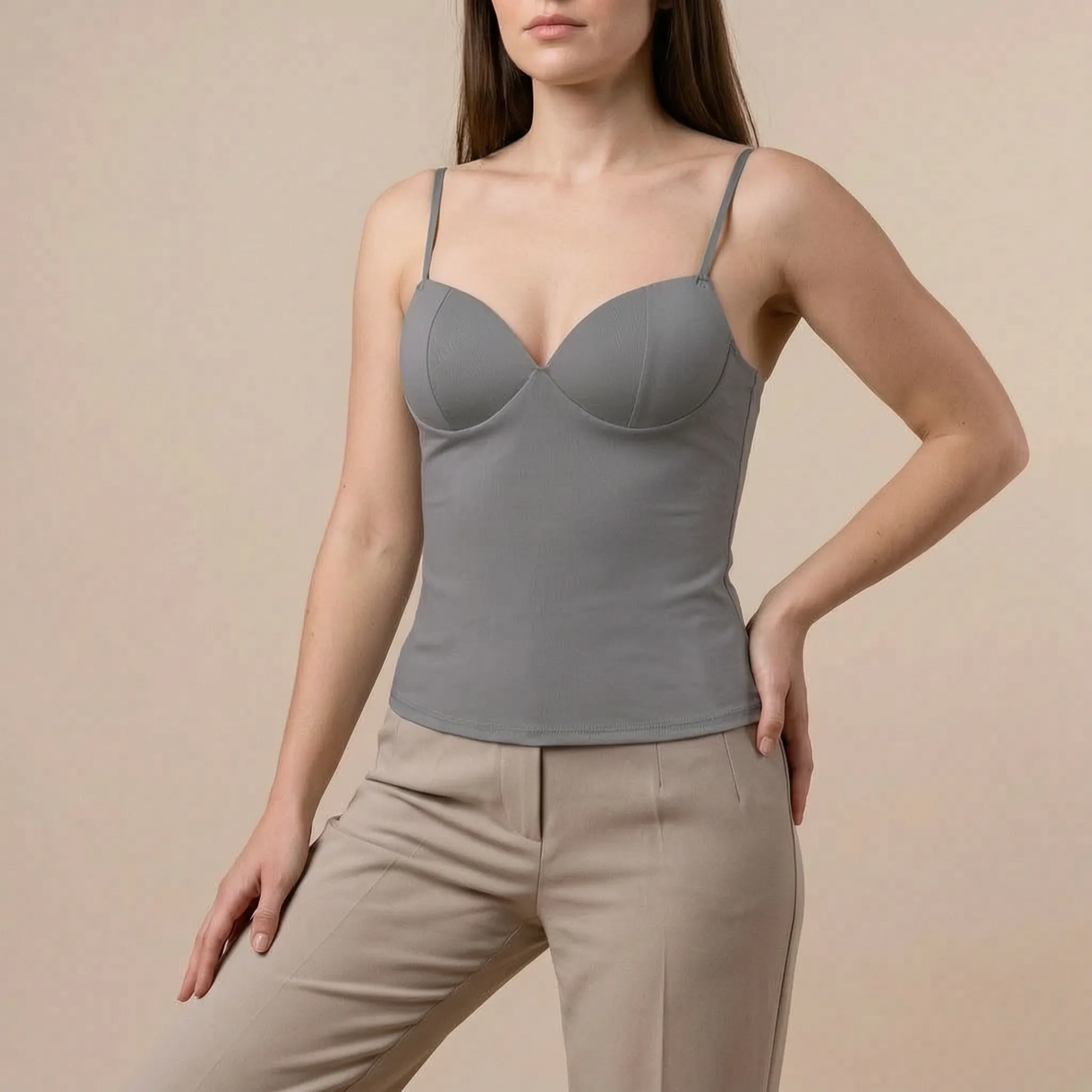 Straptique | Elegancki Top Gorsetowy Na Ramiączkach
