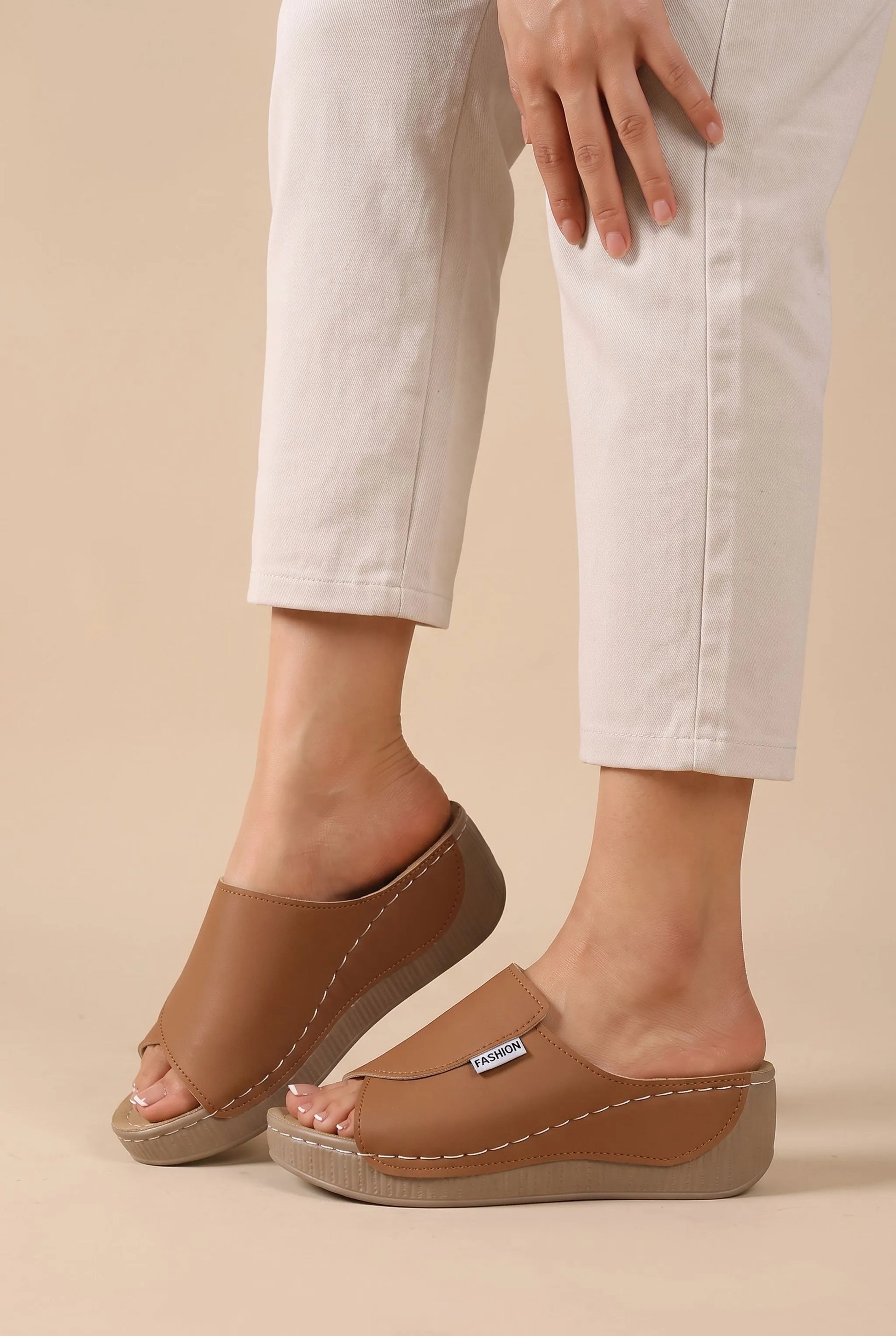 Sunwedge | Casualowe Klapki Na Koturnie