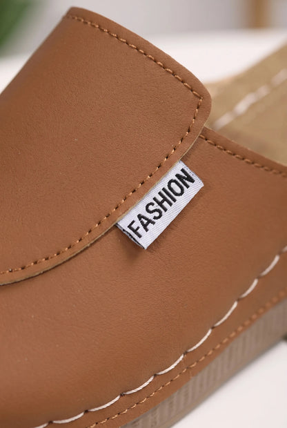 Sunwedge | Casualowe Klapki Na Koturnie