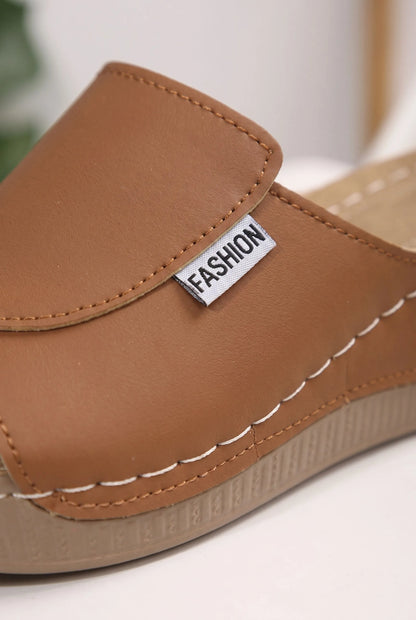 Sunwedge | Casualowe Klapki Na Koturnie