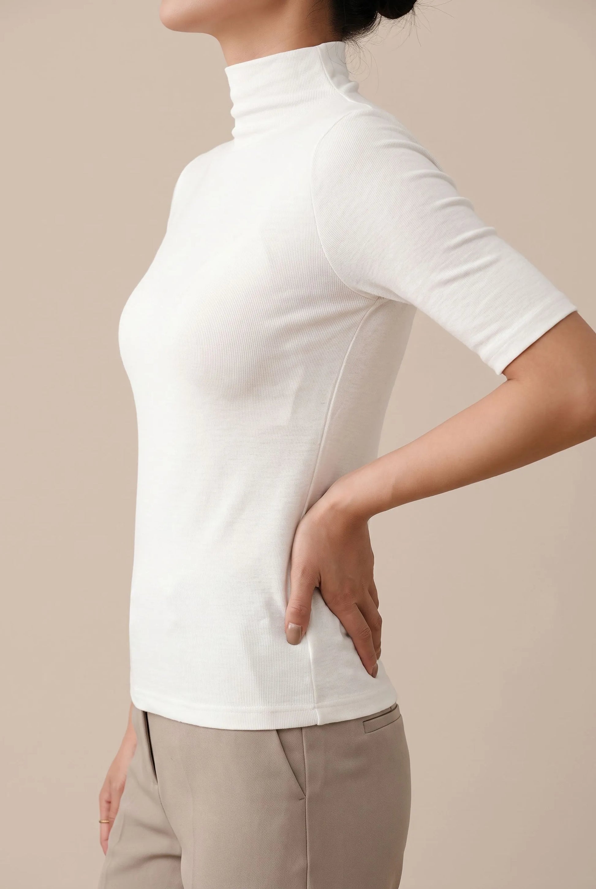 Turtlia | Dopasowany Czarny Golf