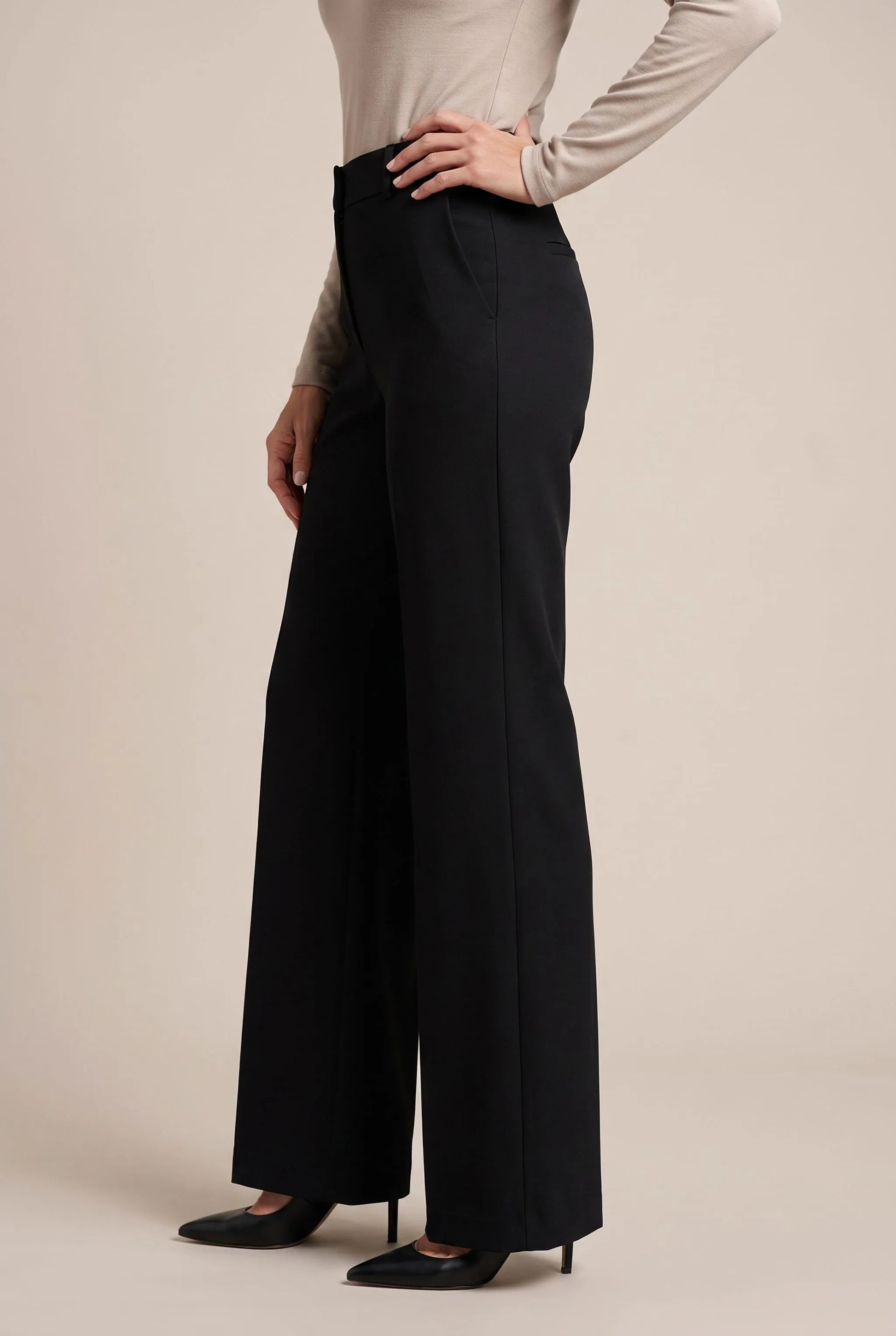 Valerium | Eleganckie Spodnie Damskie Z Szerokimi Nogawkami