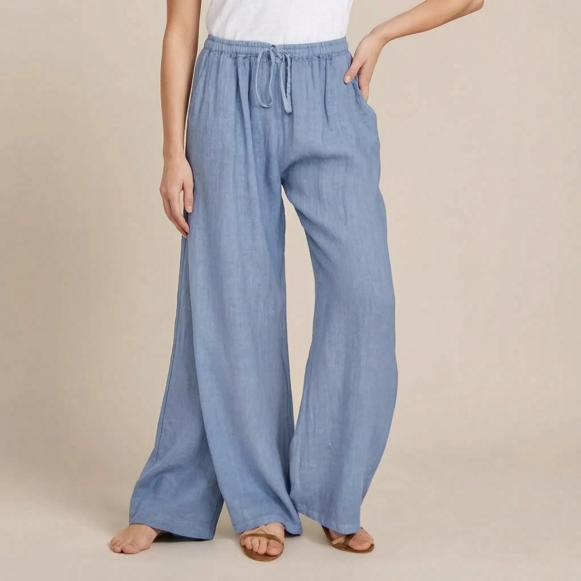 Vaylora | Casualowe Spodnie Wide Leg Damskie