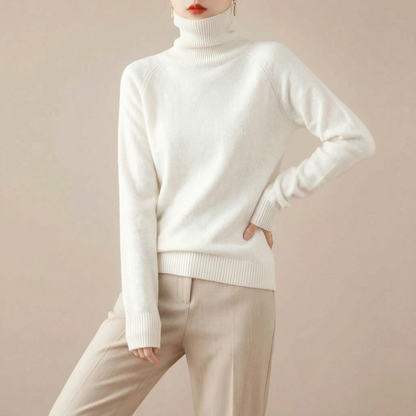 Velvetia | Elegancki Czerwony Golf Damski
