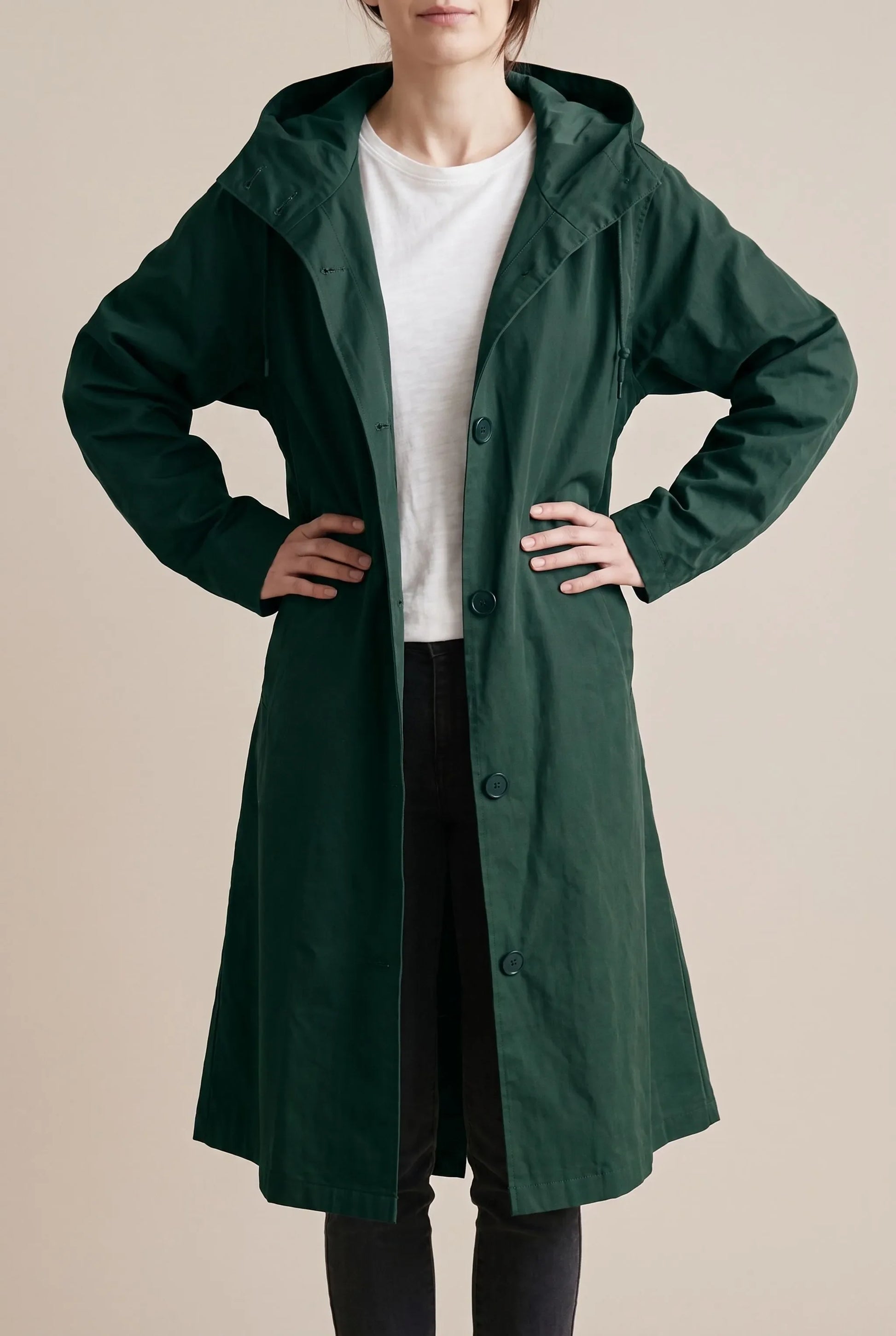 VentoCoat | Trencz Damski Oversize Z Kapturem