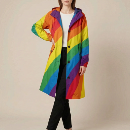 VentoCoat | Trencz Damski Oversize Z Kapturem