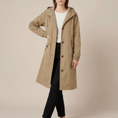 VentoCoat | Trencz Damski Oversize Z Kapturem