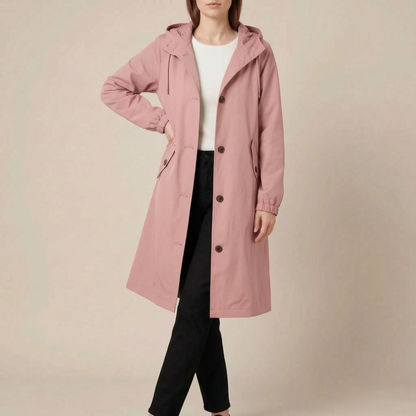 VentoCoat | Trencz Damski Oversize Z Kapturem