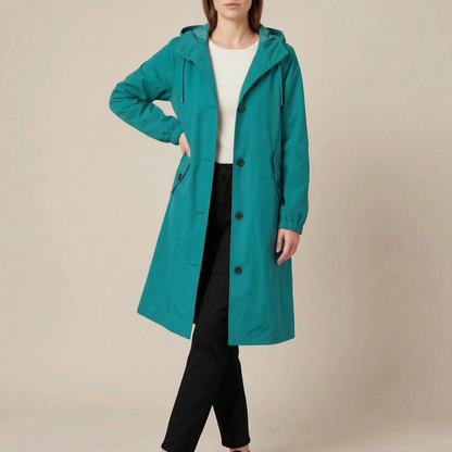 VentoCoat | Trencz Damski Oversize Z Kapturem