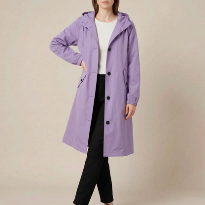 VentoCoat | Trencz Damski Oversize Z Kapturem