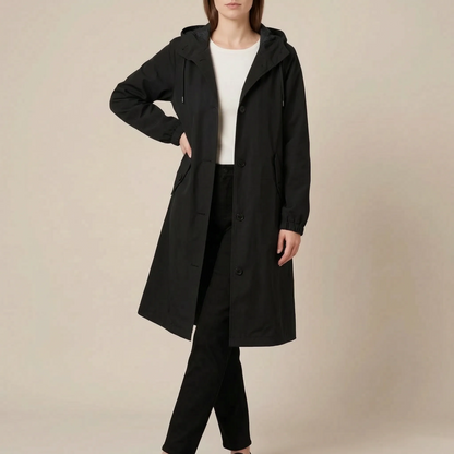 VentoCoat | Trencz Damski Oversize Z Kapturem