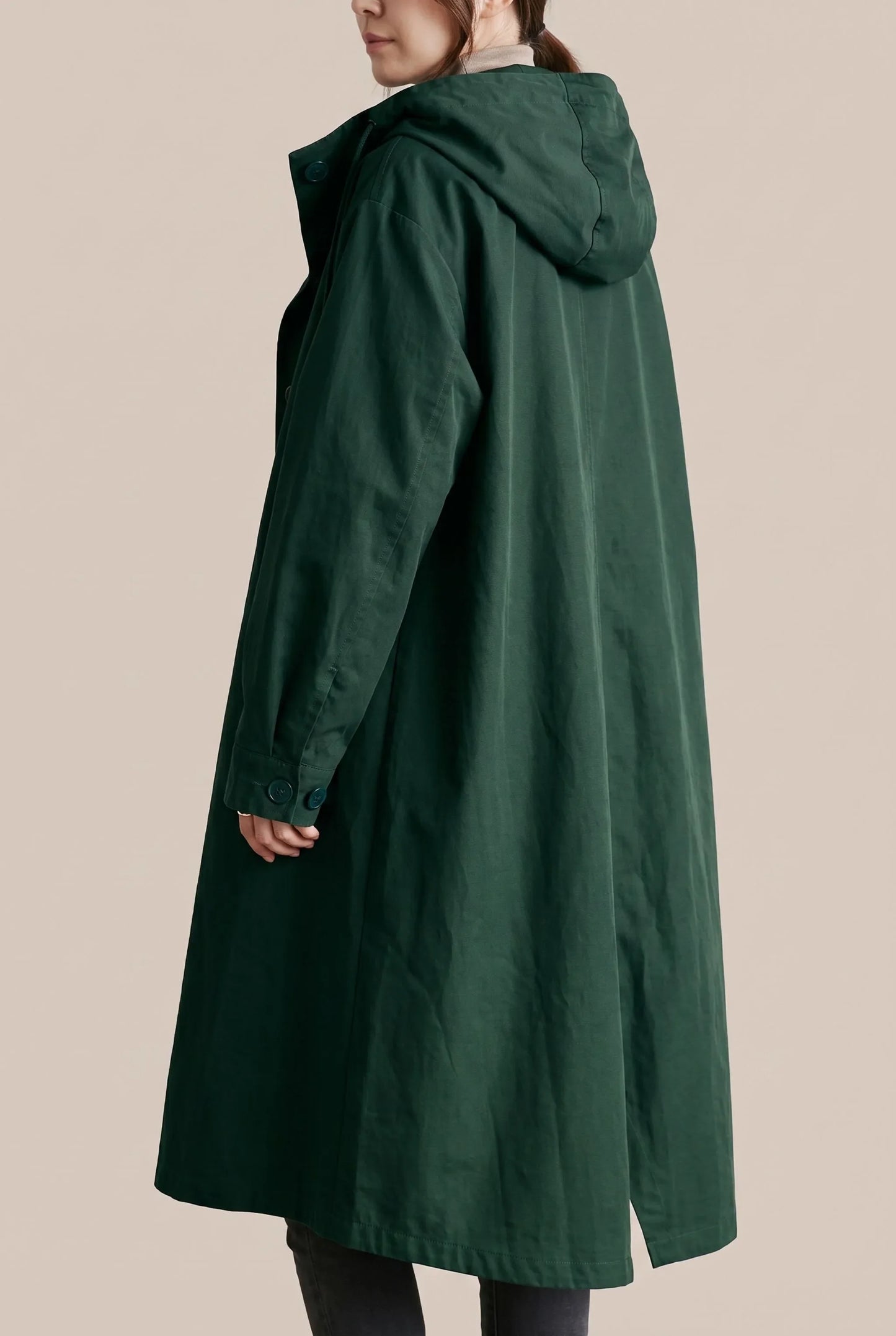 VentoCoat | Trencz Damski Oversize Z Kapturem