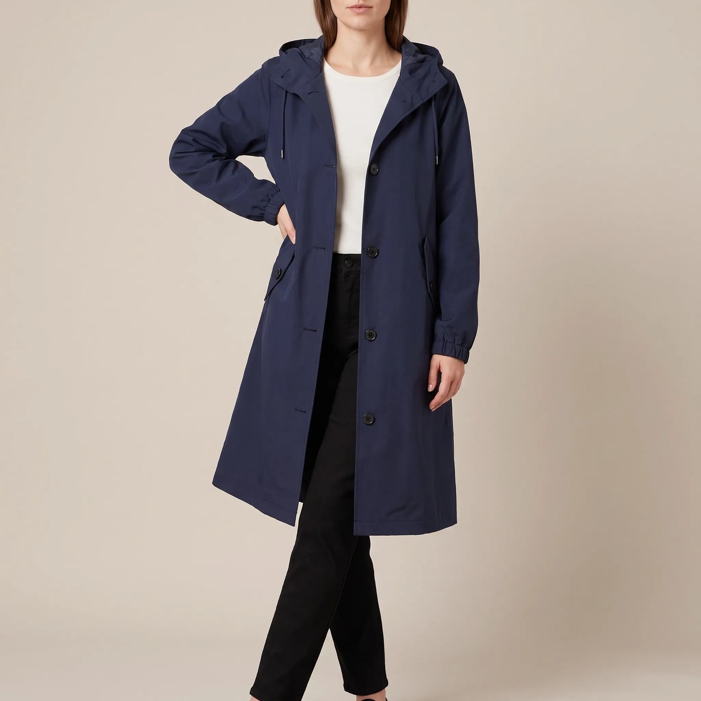 VentoCoat | Trencz Damski Oversize Z Kapturem