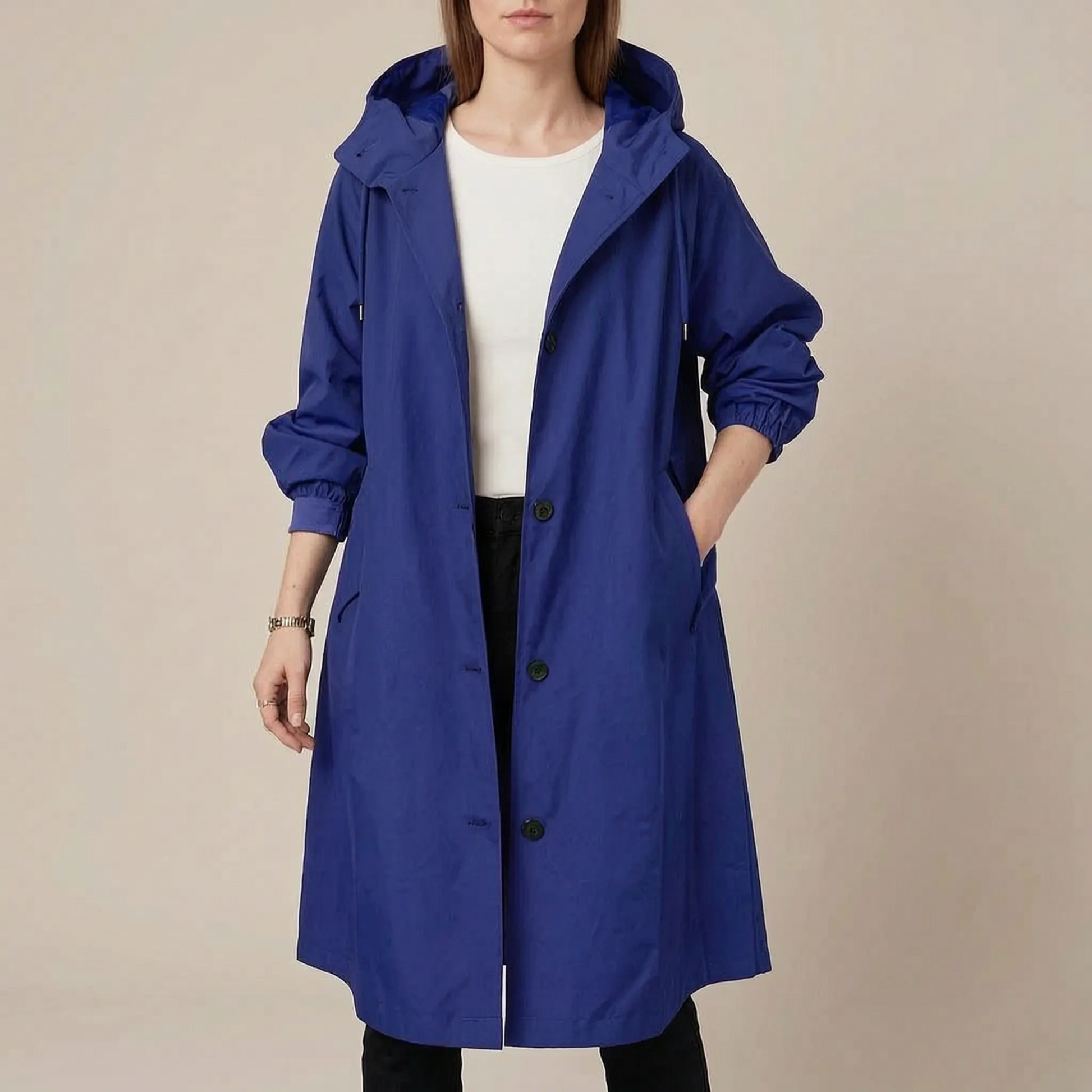 VentoCoat | Trencz Damski Oversize Z Kapturem
