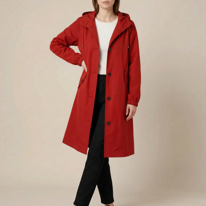VentoCoat | Trencz Damski Oversize Z Kapturem