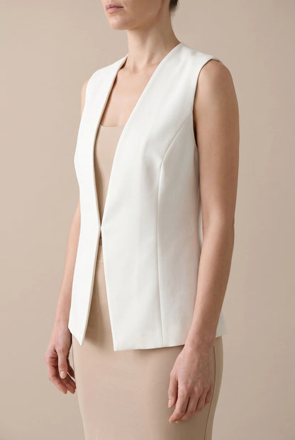 Vestira | Elegancka Taliowana Kamizelka Damska Do Stylizacji Biurowych