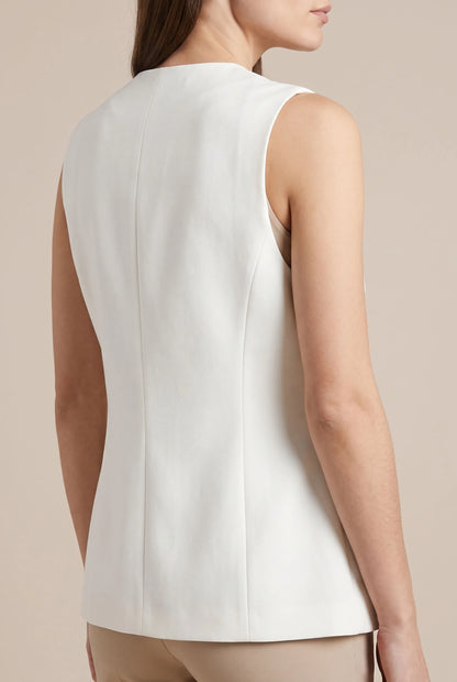 Vestira | Elegancka Taliowana Kamizelka Damska Do Stylizacji Biurowych