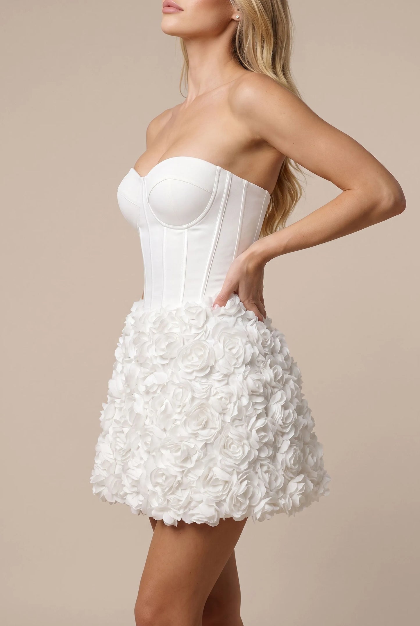 Vianna | Elegancka Gorsetowa Sukienka Mini