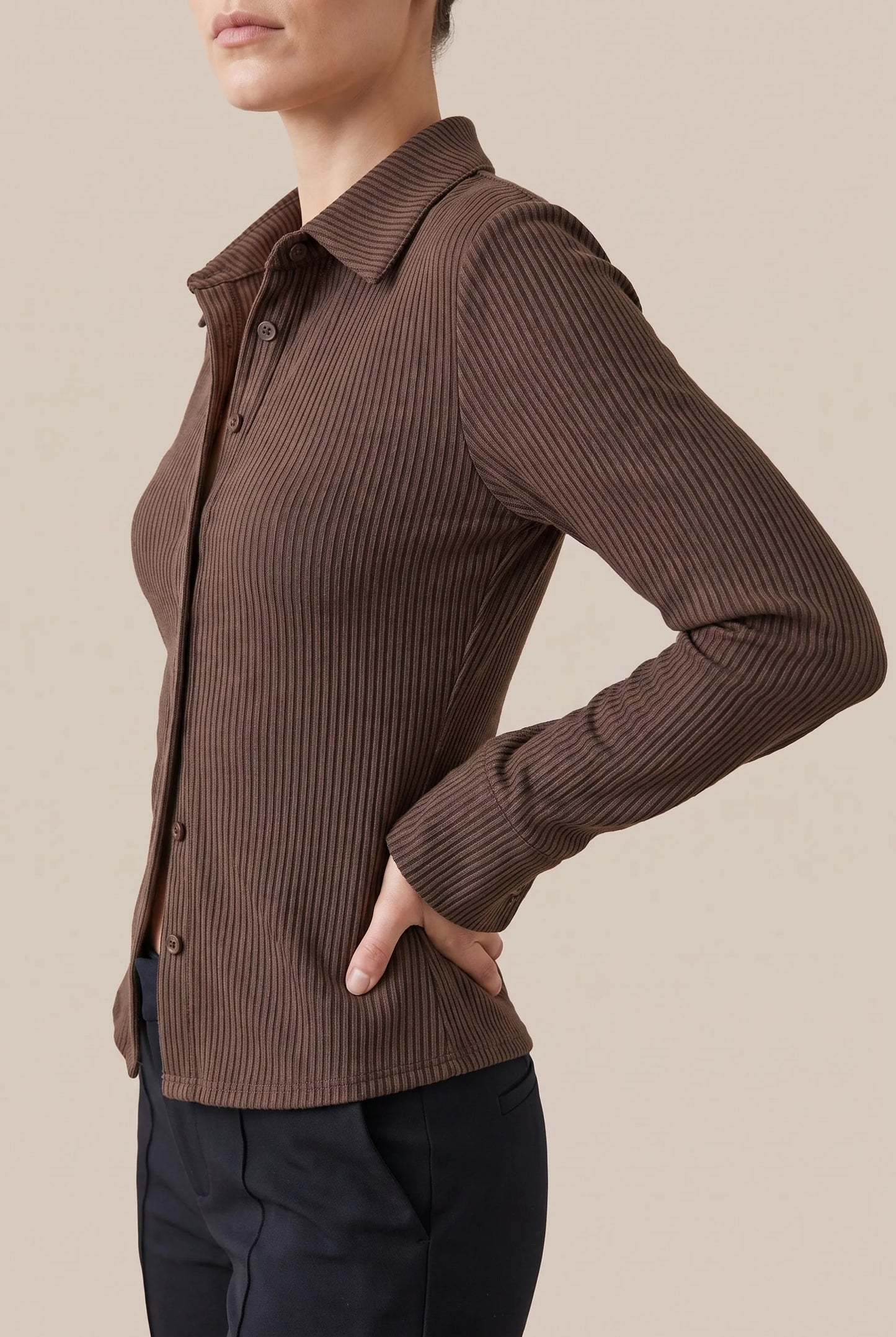 Vintora | Dopasowana Bluzka W Stylu Retro