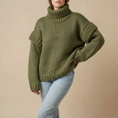 Vivera | Gruby Sweter Damski O Kroju Oversize
