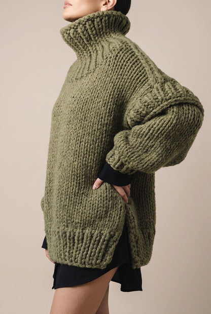 Vivera | Gruby Sweter Damski O Kroju Oversize