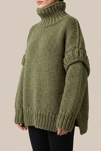 Vivera | Gruby Sweter Damski O Kroju Oversize