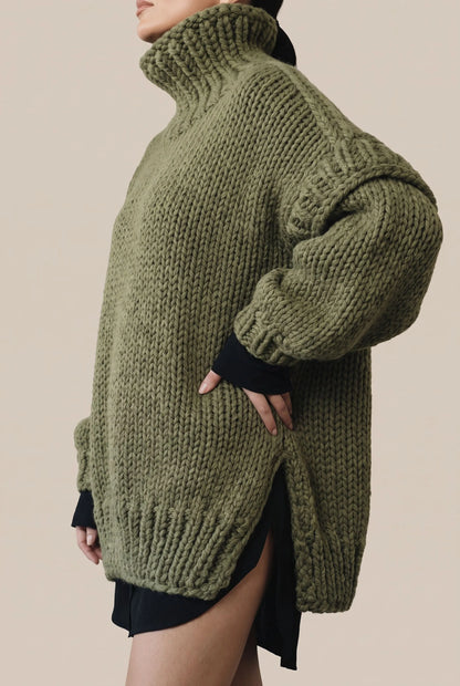 Vivera | Gruby Sweter Damski O Kroju Oversize