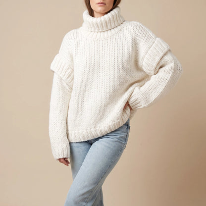 Vivera | Gruby Sweter Damski O Kroju Oversize