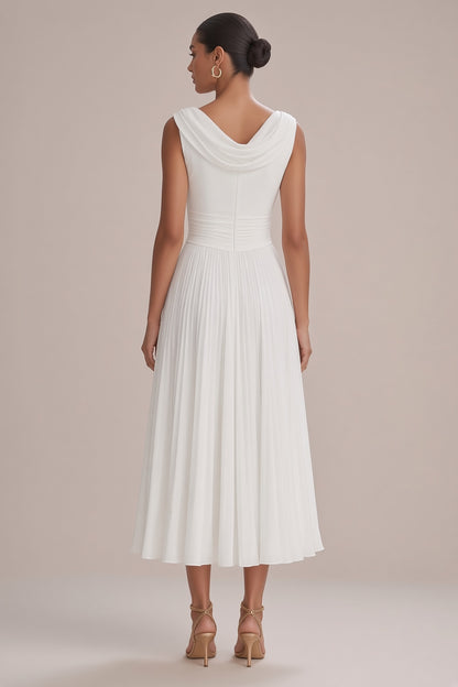 Elytia | Elegancka Plisowana Sukienka Midi