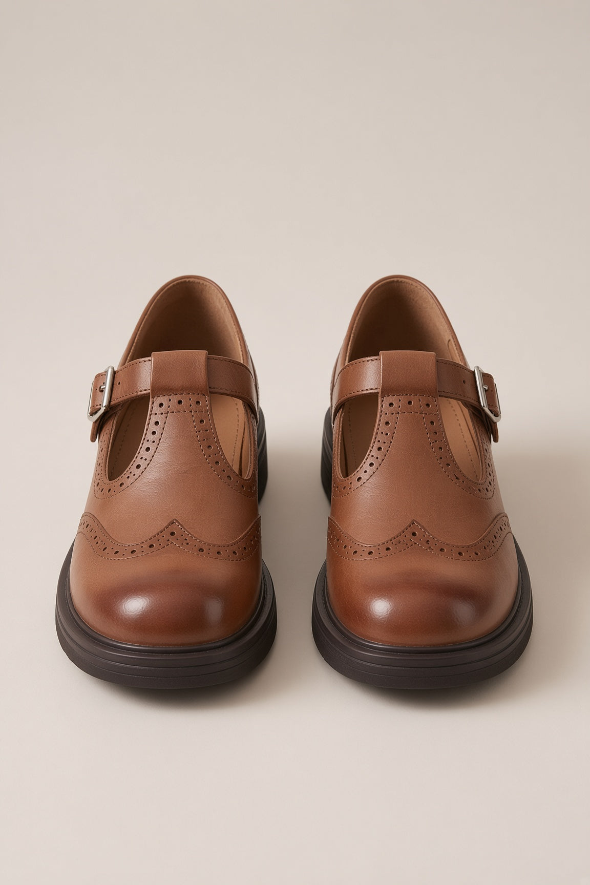 Vintovia | Eleganckie Półbuty Damskie Z Paskiem